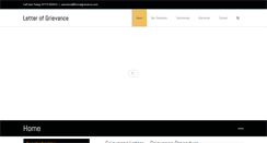 Desktop Screenshot of letterofgrievance.com
